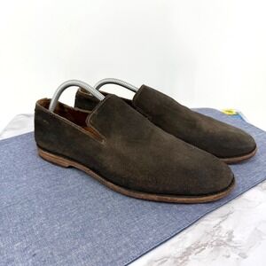 Frye Brown Suede Loafers